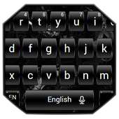 Dark Black Metal Keyboard Theme icon