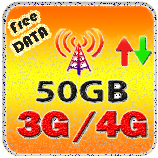 50 GB Free data Free 3g 4g internet free save data icon