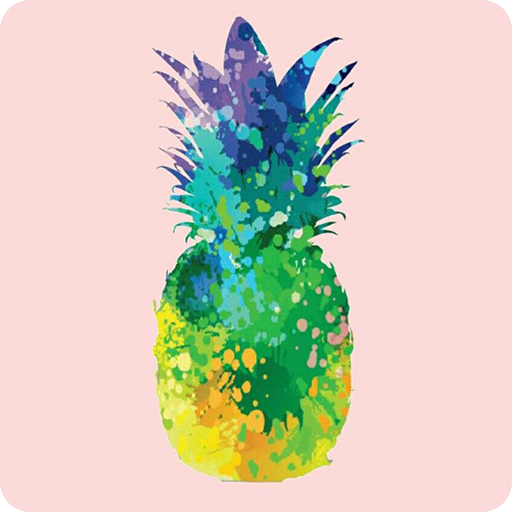 Kawaii Cute Pineapple Wallpapers HD icon