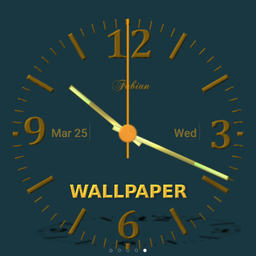 Nice Night Analog Clock Live Wallpaper icon