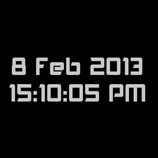 Digital Clock Wallpaper FREE icon