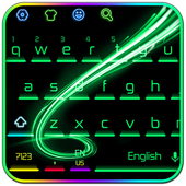 Green Neon Light Keyboard icon