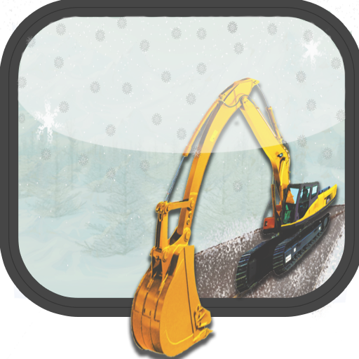 Snow Offroad Construction Excavator Truck icon