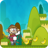 Run King Monkey Banana Jump icon