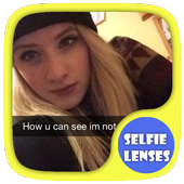 Selfie effect for snapchat icon