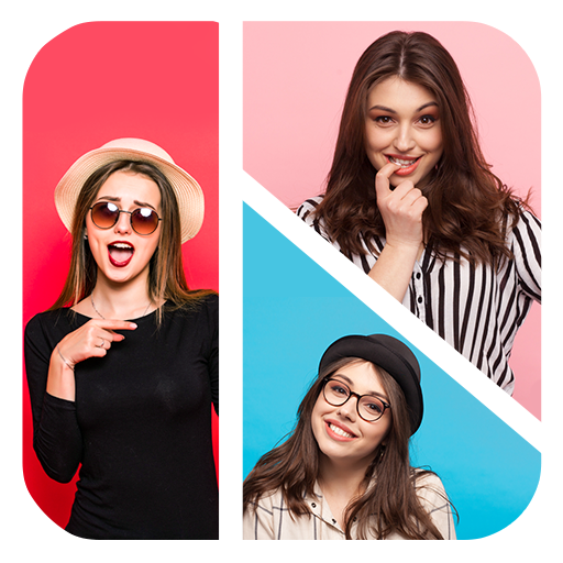 PicsGrid : Photo Collage &amp; Online Photo Editor icon