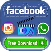 Video Downloader For Facebook Instagram WhatsApp