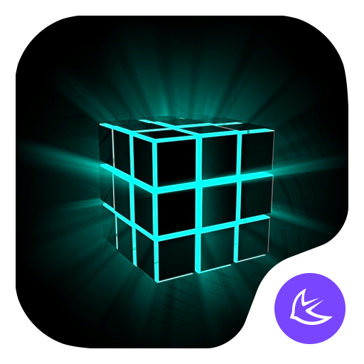 Magical Cool Glitter Technology Launcher theme icon