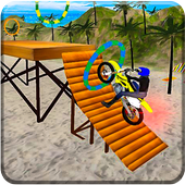 Motocross Jump Beach Adventure icon