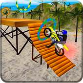 Motocross Jump Beach Adventure