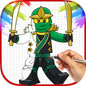 How To Draw Lego Ninja Go Characters أيقونة