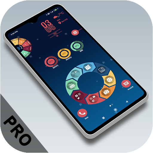 Compact Hitech launcher Pro - Themes, Wallpaper आइकन