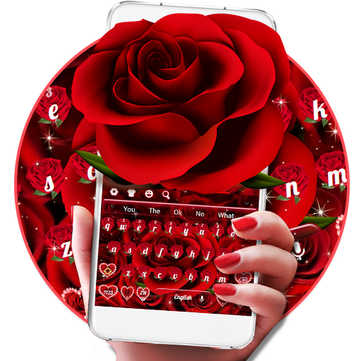 Classic Red Rose Keyboard icon