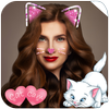 Cat face camera icon