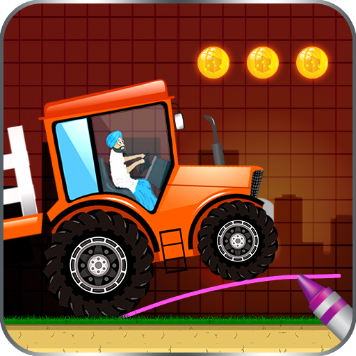 Brain On Truck Physics Line Game icon