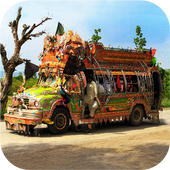 Real Peshawari Coach Bus Drive icon