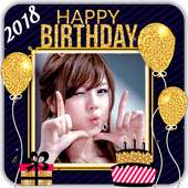 Happy Birthday Photo Frame Special Stickers on 9Apps