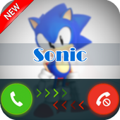 Fake Call Sonic Prank icon