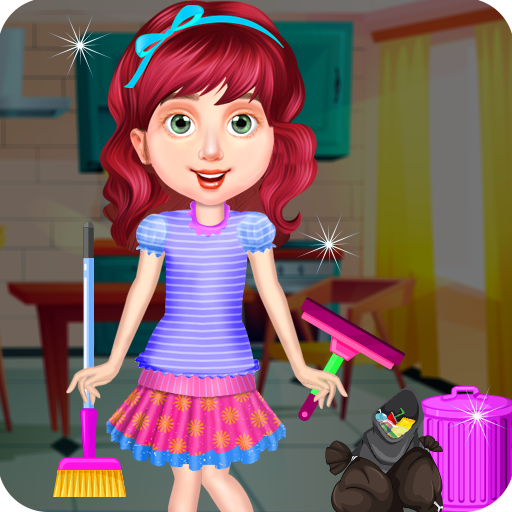 प्रिटेंड होटल रूम क्लीनिंग गेम्स: होम क्लीनिंग आइकन