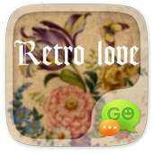 GO SMS RETRO LOVE THEME on 9Apps