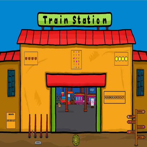 Girl Rescue From Train Station icon