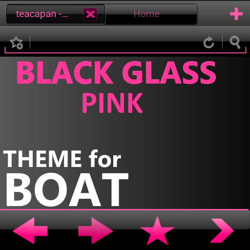 THEME PINK GLASS BOAT BROWSER icon
