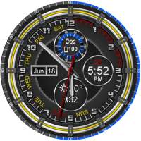 Chrono Flat HD Watch Face