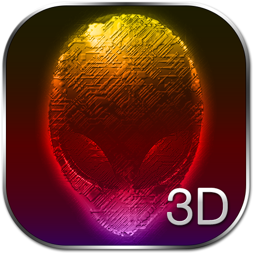 Alien 3D theme for Next Launcher icon