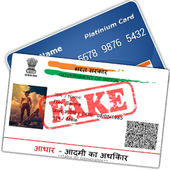 Fake Aadhar Card Maker Prank icon