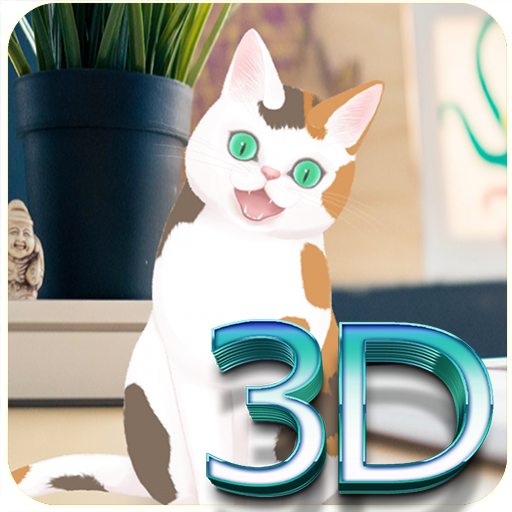Interactive Cat 3D Anime Live Wallpaper icon