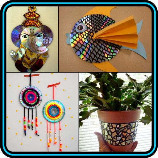 DIY CDs Recycled Home Ideas Steps Designs Gallery icon