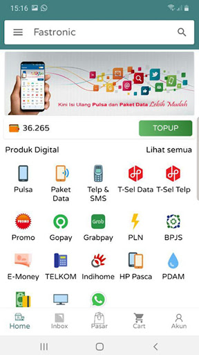 Fastronic - isi Pulsa & Payment Online screenshot 2
