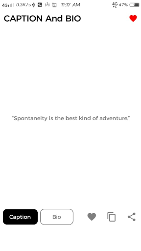 Caption And Bios For Instagram 1 تصوير الشاشة