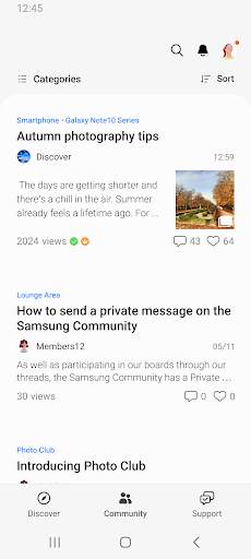 Samsung Members screenshot 2