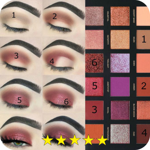 Eye makeup tutorial icon