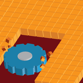 Color 3D Saw-s Smashing Words 3D icon