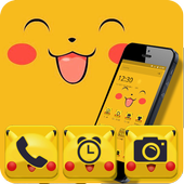 cute cartoon Pikachu Theme wallpaper Cartoon icon