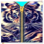 Tiger Zip Lock Screen icon