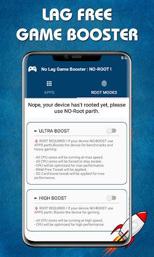 No Lag Game Booster: Play Games Faster / No - Root 3 تصوير الشاشة