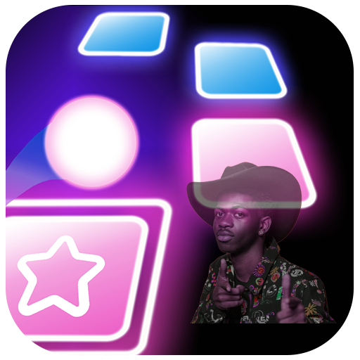 Lil Nas X Tiles Hop Ball - Neon EDM Rush icon