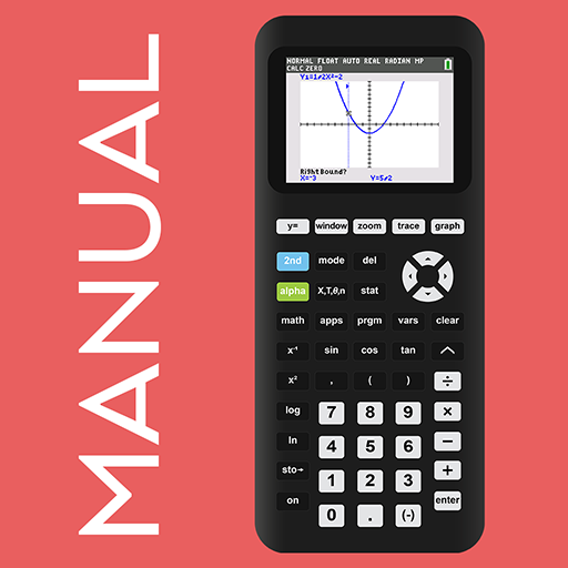 TI-84 CE Graphing Calculator Manual TI 84 icon