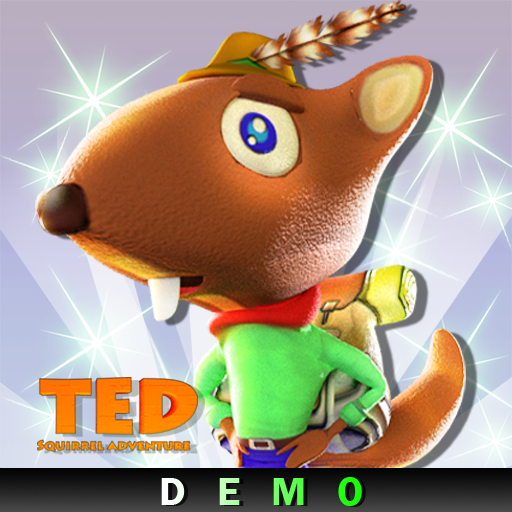 TED squirrel adventure DEMO - Platformer Game icon