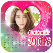 กรอบรูปปีใหม่2018 กรอบรูปปฏิทิน2018 กรอบรูปใหม่ๆ icon