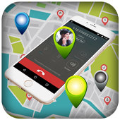 Find caller name and location-Phone tracker icon
