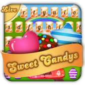3D Sweet Candy Live Blast Keyboard Theme🍬🍭