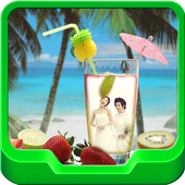 Crystal photo frame icon