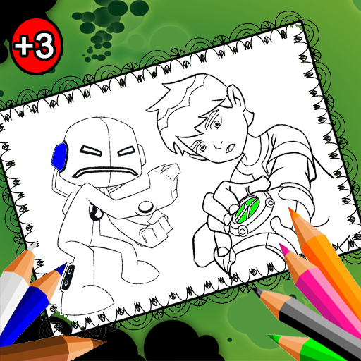 Ben Alien 10 Coloring icon