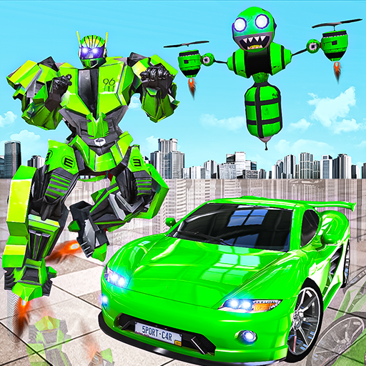 Honey Bee Robot Car Transform: Multi Bots War 3D icon