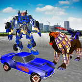 Furious Lion Car Transform Robot Strike Army icon