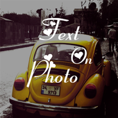 Text On Photo - Photo text edit icon